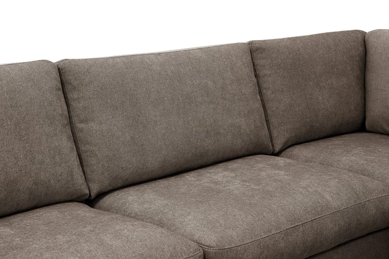 Ocean Lyx 4-sits Soffa med Schäslong Höger - Mörkbrun - Möbler - Vardagsrum - Soffor - Divansoffa & schäslong