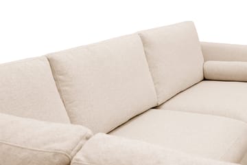 Ocean Lyx 4-sits Soffa med Schäslong Vänster - Beige - Möbler - Vardagsrum - Soffor - Divansoffa & schäslong