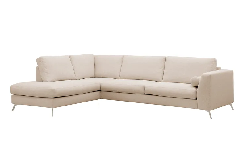 Ocean Lyx 4-sits Soffa med Schäslong Vänster - Beige - Möbler - Vardagsrum - Soffor - Divansoffa & schäslong