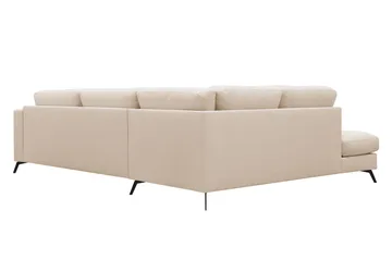 Ocean Lyx 4-sits Soffa med Schäslong Vänster - Beige - Möbler - Vardagsrum - Soffor - Divansoffa & schäslong