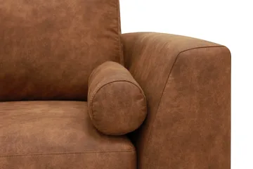 Ocean Lyx 4-sits Soffa med Schäslong Vänster - Brun - Möbler - Vardagsrum - Soffor - Skinnsoffor