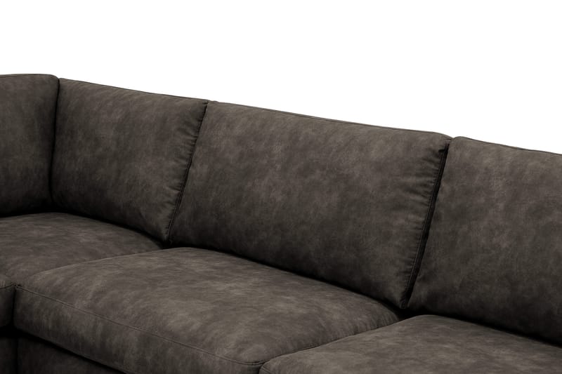 Ocean Lyx 4-sits Soffa med Schäslong Vänster - Brun - Möbler - Vardagsrum - Soffor - Skinnsoffor