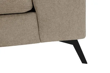 Ocean Lyx 4-sits Soffa med Schäslong Vänster - Brun - Möbler - Vardagsrum - Soffor - Divansoffa & schäslong