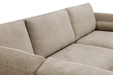 Ocean Lyx 4-sits Soffa med Schäslong Vänster - Brun - Möbler - Vardagsrum - Soffor - Divansoffa & schäslong