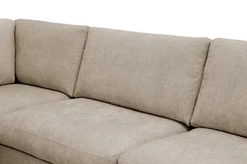 Ocean Lyx 4-sits Soffa med Schäslong Vänster - Brun - Möbler - Vardagsrum - Soffor - Divansoffa & schäslong