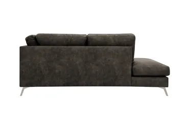 Ocean Lyx 4-sits Soffa med Schäslong Vänster - Brun - Möbler - Vardagsrum - Soffor - Skinnsoffor