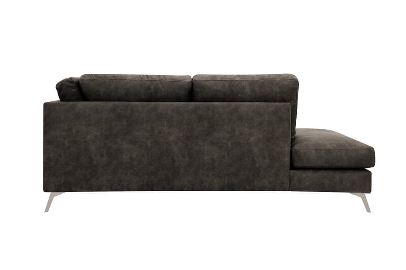 Ocean Lyx 4-sits Soffa med Schäslong Vänster - Brun - Möbler - Vardagsrum - Soffor - Skinnsoffor