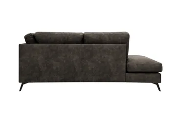 Ocean Lyx 4-sits Soffa med Schäslong Vänster - Brun - Möbler - Vardagsrum - Soffor - Skinnsoffor