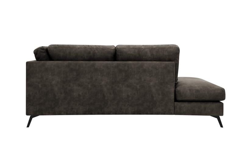 Ocean Lyx 4-sits Soffa med Schäslong Vänster - Brun - Möbler - Vardagsrum - Soffor - Skinnsoffor