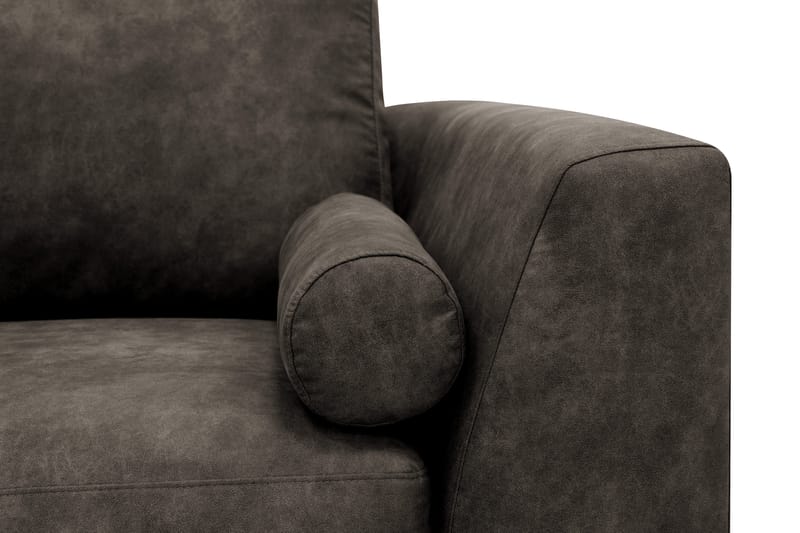Ocean Lyx 4-sits Soffa med Schäslong Vänster - Brun - Möbler - Vardagsrum - Soffor - Skinnsoffor