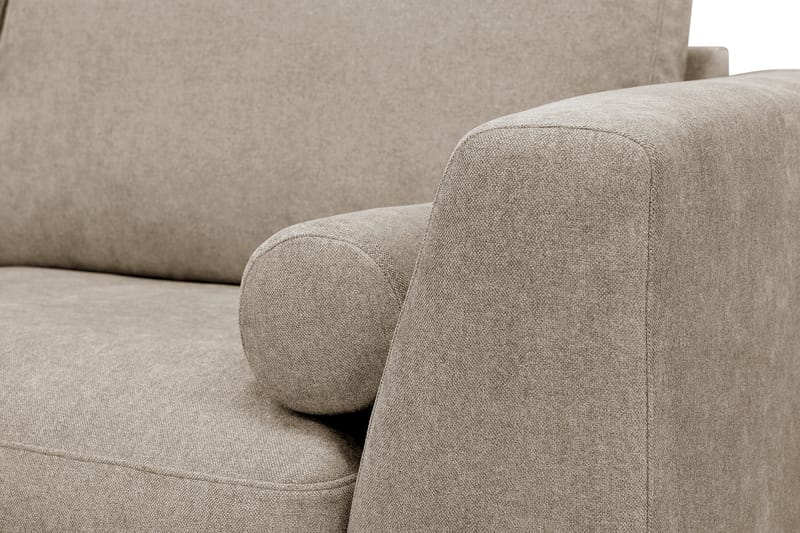 Ocean Lyx 4-sits Soffa med Schäslong Vänster - Brun - Möbler - Vardagsrum - Soffor - Divansoffa & schäslong
