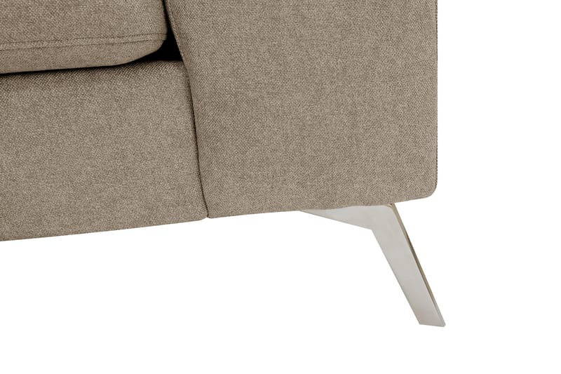Ocean Lyx 4-sits Soffa med Schäslong Vänster - Brun - Möbler - Vardagsrum - Soffor - Divansoffa & schäslong