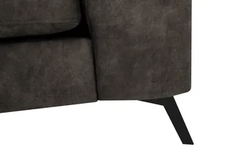 Ocean Lyx 4-sits Soffa med Schäslong Vänster - Brun - Möbler - Vardagsrum - Soffor - Skinnsoffor