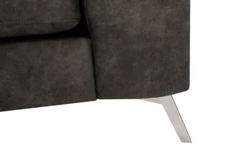 Ocean Lyx 4-sits Soffa med Schäslong Vänster - Brun - Möbler - Vardagsrum - Soffor - Skinnsoffor