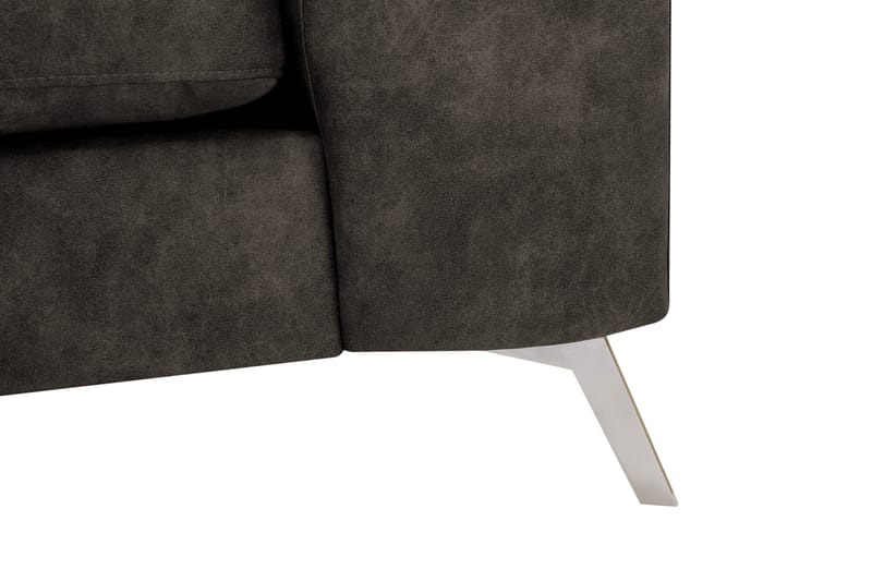 Ocean Lyx 4-sits Soffa med Schäslong Vänster - Brun - Möbler - Vardagsrum - Soffor - Skinnsoffor