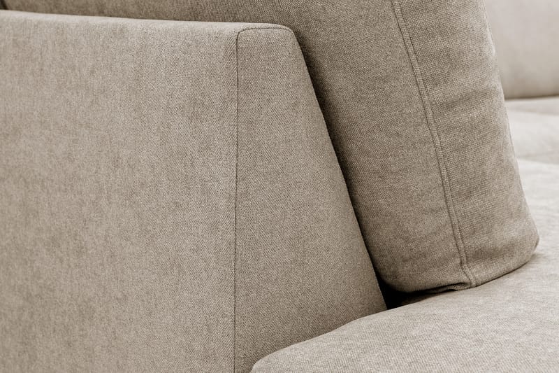 Ocean Lyx 4-sits Soffa med Sch äslong Vänster - Brun - Möbler - Vardagsrum - Soffor - Divansoffa & schäslong