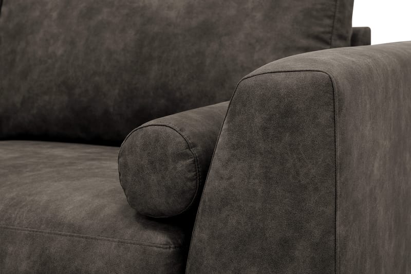 Ocean Lyx 4-sits Soffa med Schäslong Vänster - Brun - Möbler - Vardagsrum - Soffor - Skinnsoffor