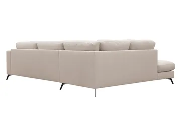 Ocean Lyx 4-sits Soffa med Schäslong Vänster - Greige - Möbler - Vardagsrum - Soffor - Divansoffa & schäslong