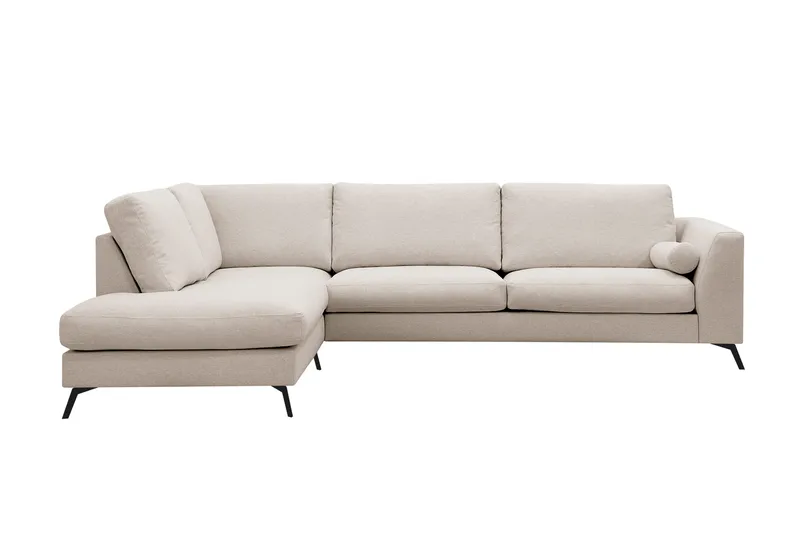 Ocean Lyx 4-sits Soffa med Schäslong Vänster - Greige - Möbler - Vardagsrum - Soffor - Divansoffa & schäslong