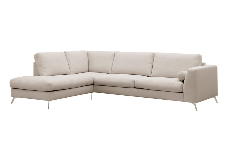 Ocean Lyx 4-sits Soffa med Schäslong Vänster - Greige - Möbler - Vardagsrum - Soffor - Divansoffa & schäslong