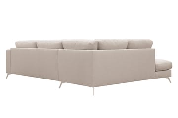 Ocean Lyx 4-sits Soffa med Schäslong Vänster - Greige - Möbler - Vardagsrum - Soffor - Divansoffa & schäslong