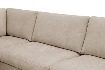Ocean Lyx 4-sits Soffa med Schäslong Vänster - Ljusbrun - Möbler - Vardagsrum - Soffor - Divansoffa & schäslong