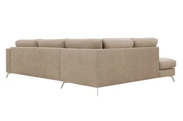 Ocean Lyx 4-sits Soffa med Schäslong Vänster - Ljusbrun - Möbler - Vardagsrum - Soffor - Divansoffa & schäslong