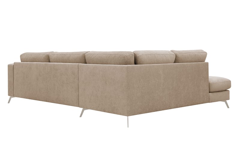 Ocean Lyx 4-sits Soffa med Schäslong Vänster - Ljusbrun - Möbler - Vardagsrum - Soffor - Divansoffa & schäslong
