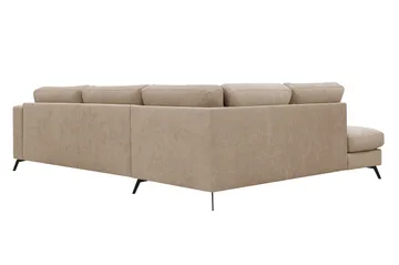 Ocean Lyx 4-sits Soffa med Schäslong Vänster - Ljusbrun - Möbler - Vardagsrum - Soffor - Divansoffa & schäslong