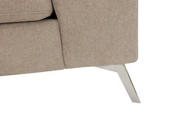 Ocean Lyx 4-sits Soffa med Schäslong Vänster - Ljusbrun - Möbler - Vardagsrum - Soffor - Divansoffa & schäslong