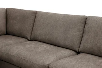Ocean Lyx 4-sits Soffa med Schäslong Vänster - Mörkbrun - Möbler - Vardagsrum - Soffor - Divansoffa & schäslong