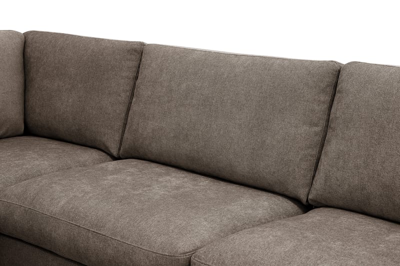 Ocean Lyx 4-sits Soffa med Schäslong Vänster - Mörkbrun - Möbler - Vardagsrum - Soffor - Divansoffa & schäslong