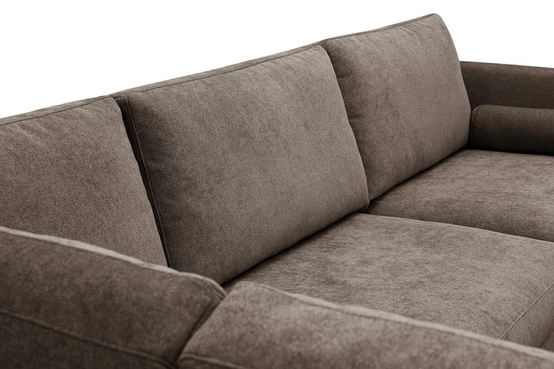 Ocean Lyx 4-sits Soffa med Schäslong Vänster - Mörkbrun - Möbler - Vardagsrum - Soffor - Divansoffa & schäslong