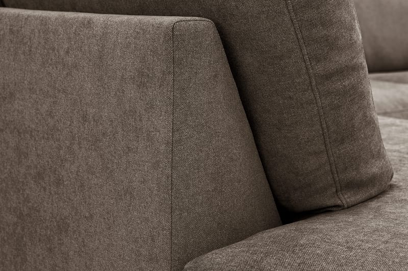 Ocean Lyx 4-sits Soffa med Schäslong Vänster - Mörkbrun - Möbler - Vardagsrum - Soffor - Divansoffa & schäslong