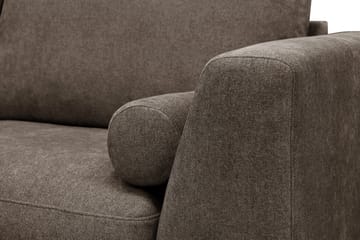 Ocean Lyx 4-sits Soffa med Schäslong Vänster - Mörkbrun - Möbler - Vardagsrum - Soffor - Divansoffa & schäslong