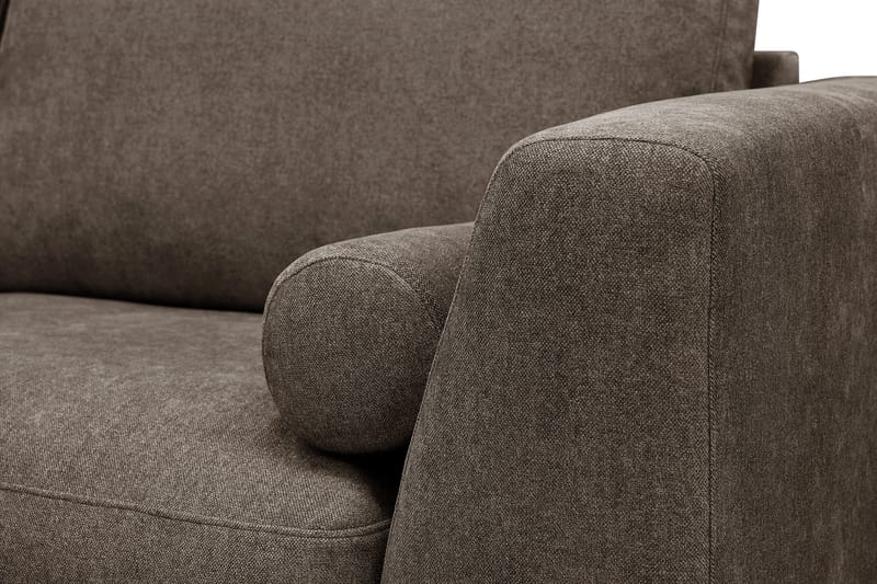 Ocean Lyx 4-sits Soffa med Schäslong Vänster - Mörkbrun - Möbler - Vardagsrum - Soffor - Divansoffa & schäslong