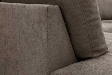 Ocean Lyx 4-sits Soffa med Schäslong Vänster - Mörkbrun - Möbler - Vardagsrum - Soffor - Divansoffa & schäslong