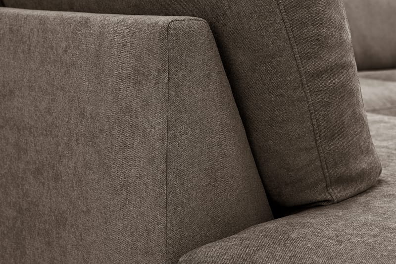 Ocean Lyx 4-sits Soffa med Schäslong Vänster - Mörkbrun - Möbler - Vardagsrum - Soffor - Divansoffa & schäslong