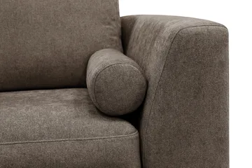 Ocean Lyx 4-sits Soffa med Schäslong Vänster - Mörkbrun - Möbler - Vardagsrum - Soffor - Divansoffa & schäslong