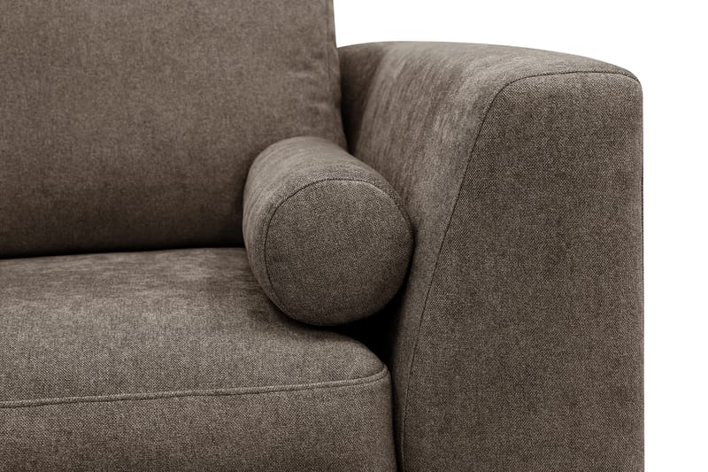 Ocean Lyx 4-sits Soffa med Schäslong Vänster - Mörkbrun - Möbler - Vardagsrum - Soffor - Divansoffa & schäslong