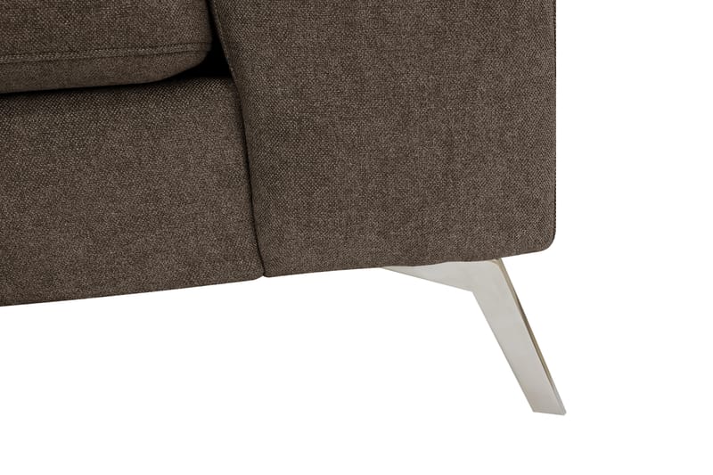 Ocean Lyx 4-sits Soffa med Schäslong Vänster - Mörkbrun - Möbler - Vardagsrum - Soffor - Divansoffa & schäslong