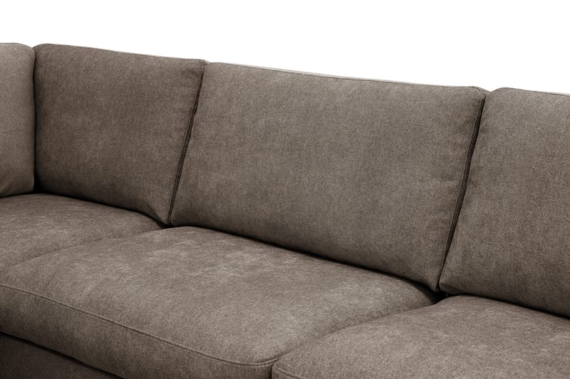 Ocean Lyx 4-sits Soffa med Schäslong Vänster - Mörkbrun - Möbler - Vardagsrum - Soffor - Divansoffa & schäslong