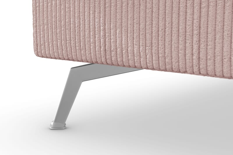 Ocean Lyx 4-sits Vänstervänd L-formad Sch äslongsoffa i Manchester - Rosa - Möbler - Vardagsrum - Soffor - Divansoffa & schäslong