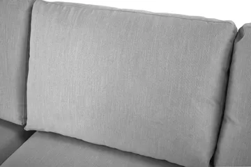 Ocean Lyx 4-sits Vänstervänd L-formad Schäslongsoffa i Tyg - Grå - Möbler - Vardagsrum - Soffor - Divansoffa & schäslong
