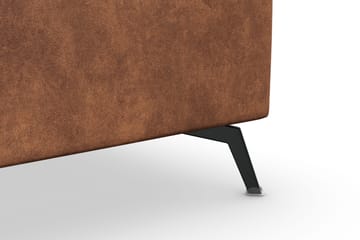 Ocean Lyx 5-sits Vändbar L-formad Hörnsoffa i Konstläder - Brun - Möbler - Vardagsrum - Soffor - Skinnsoffor