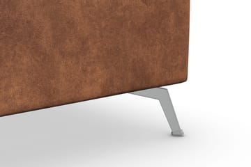 Ocean Lyx 5-sits Vändbar L-formad Hörnsoffa i Konstläder - Brun - Möbler - Vardagsrum - Soffor - Skinnsoffor