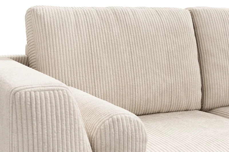 Ocean Lyx 5-sits Vändbar L-formad Hörnsoffa i Manchester - Beige - Möbler - Vardagsrum - Soffor - Hörnsoffor