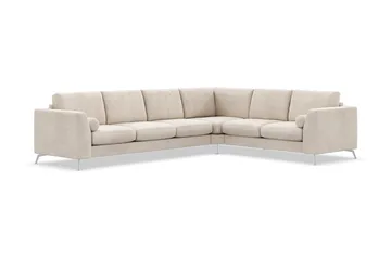 Ocean Lyx 5-sits Vändbar L-formad Hörnsoffa i Manchester - Beige - Möbler - Vardagsrum - Soffor - Hörnsoffor