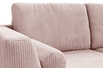 Ocean Lyx 5-sits Vändbar L-formad Hörnsoffa i Manchester - Rosa - Möbler - Vardagsrum - Soffor - Hörnsoffor