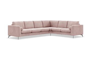Ocean Lyx 5-sits Vändbar L-formad Hörnsoffa i Manchester - Rosa - Möbler - Vardagsrum - Soffor - Hörnsoffor